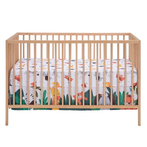 Bedtime Originals Lollipop Jungle Baby Fitted Crib Sheet In White