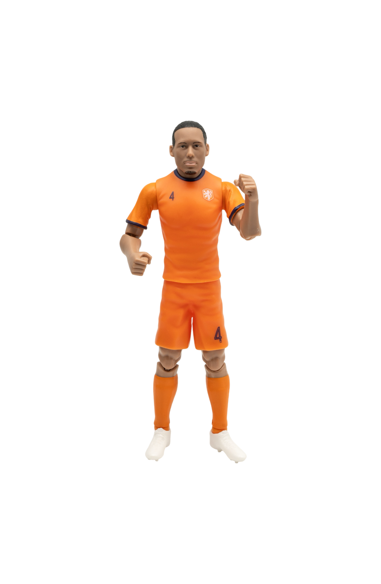 Banbo Toys Sockers Netherlands National Virgil van Dijk 8" Soccer Action Figure, Alternate, color, Orange