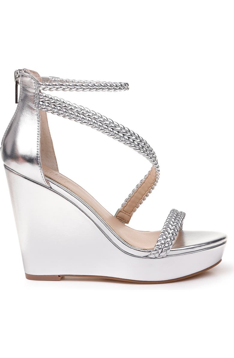 Jewel Badgley Mischka Suzy Wedge Platform Sandal, Alternate, color,