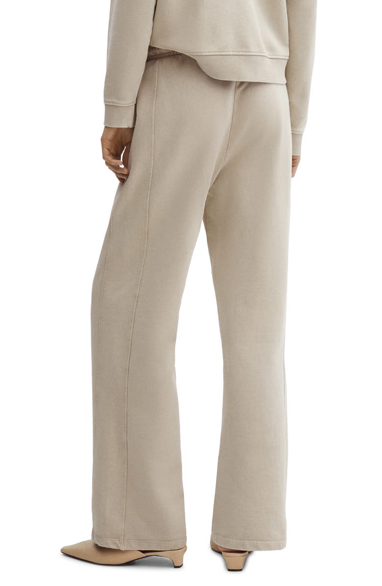 MANGO Drawstring Waist Straight Leg Pants, Alternate, color, 
