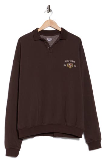 BDG URBAN OUTFITTERS BDG URBAN OUTFITTERS CREST OVERSIZE CREWNECK SWEATSHIRT