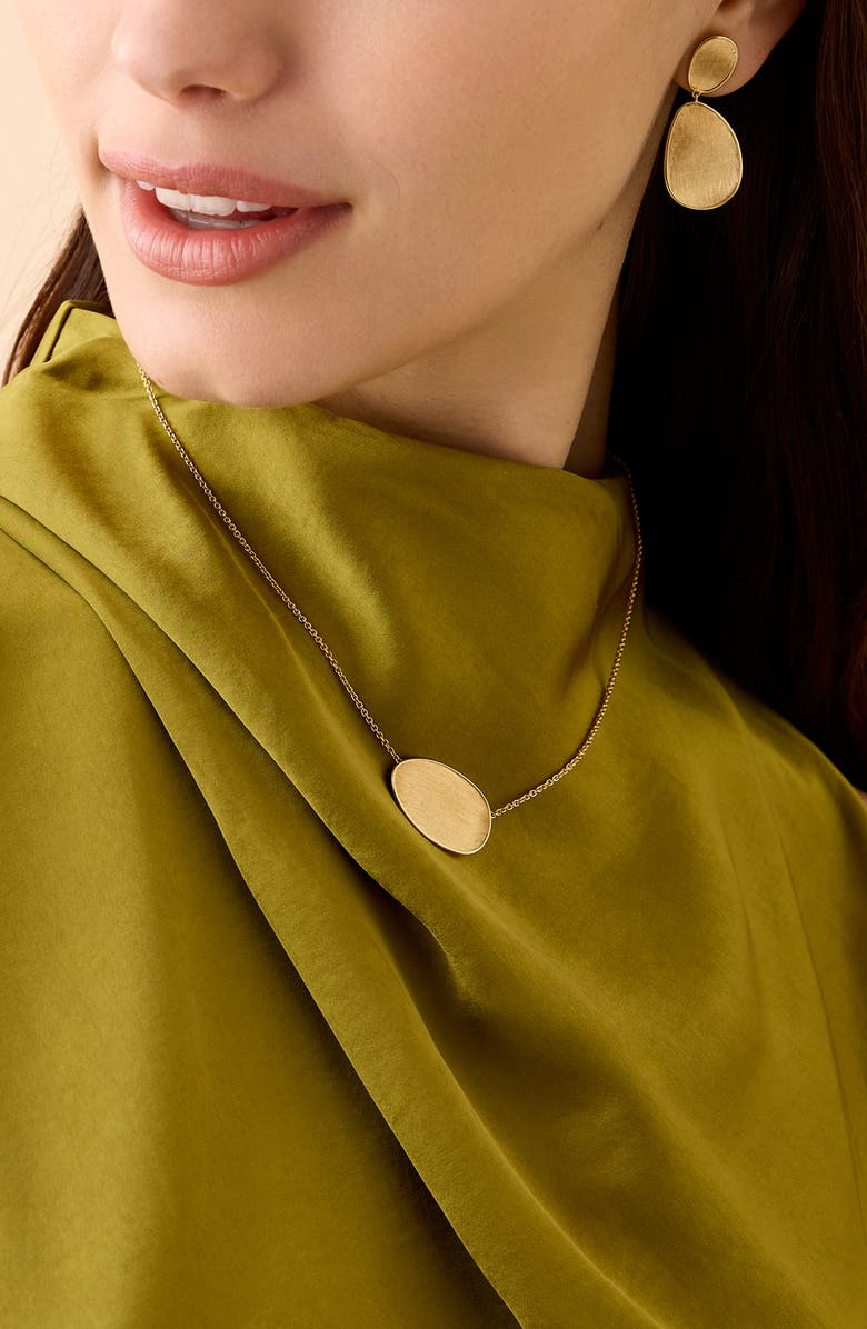 Marco Bicego Lunaria Pendant Necklace, Alternate, color, 18K Gold