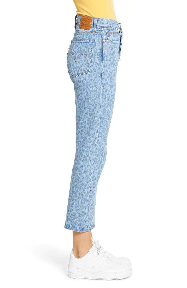 Levi's<sup>®</sup> Wedgie High Waist Straight Leg Jeans, Alternate, color, 