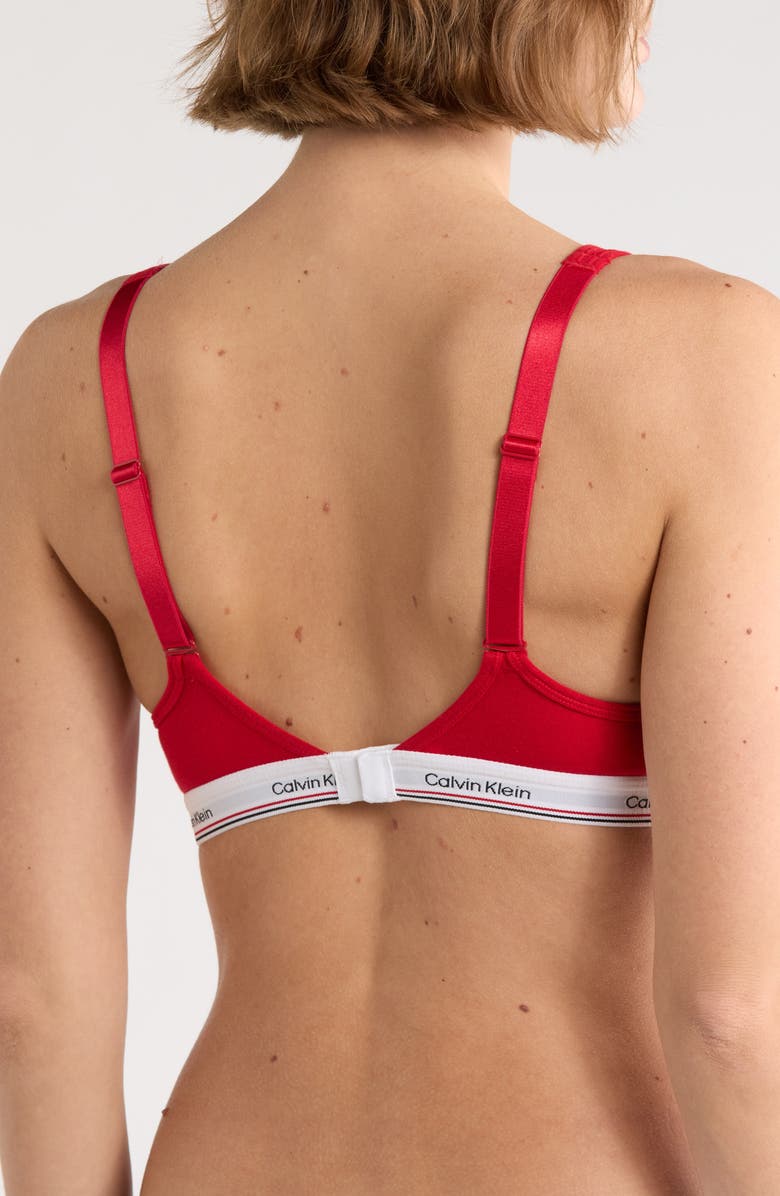 Calvin Klein Padded Wire Free Bralette, Alternate, color, Obsess