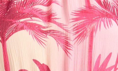 Lipsy Palm Tree Print Halter Jumpsuit