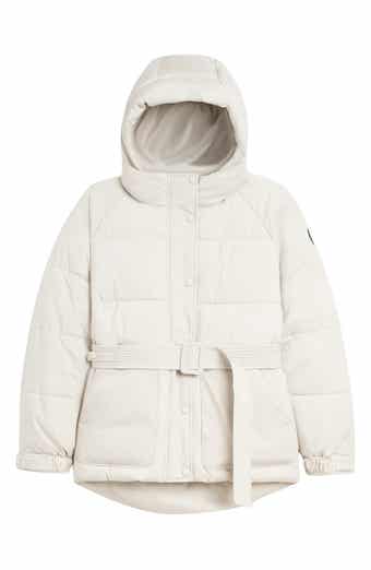 Noize Belted Oversize Hooded Puffer Coat
