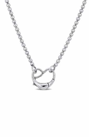 Heart Bead Link Necklace
