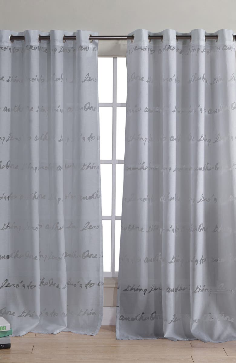 Kensie 'Tessa' Sheer Window Panel, Main, color, 