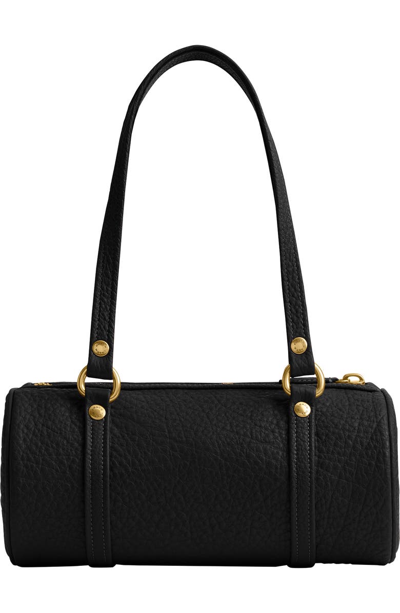 COACH Kisslock 28 Leather Barrel Bag, Alternate, color,