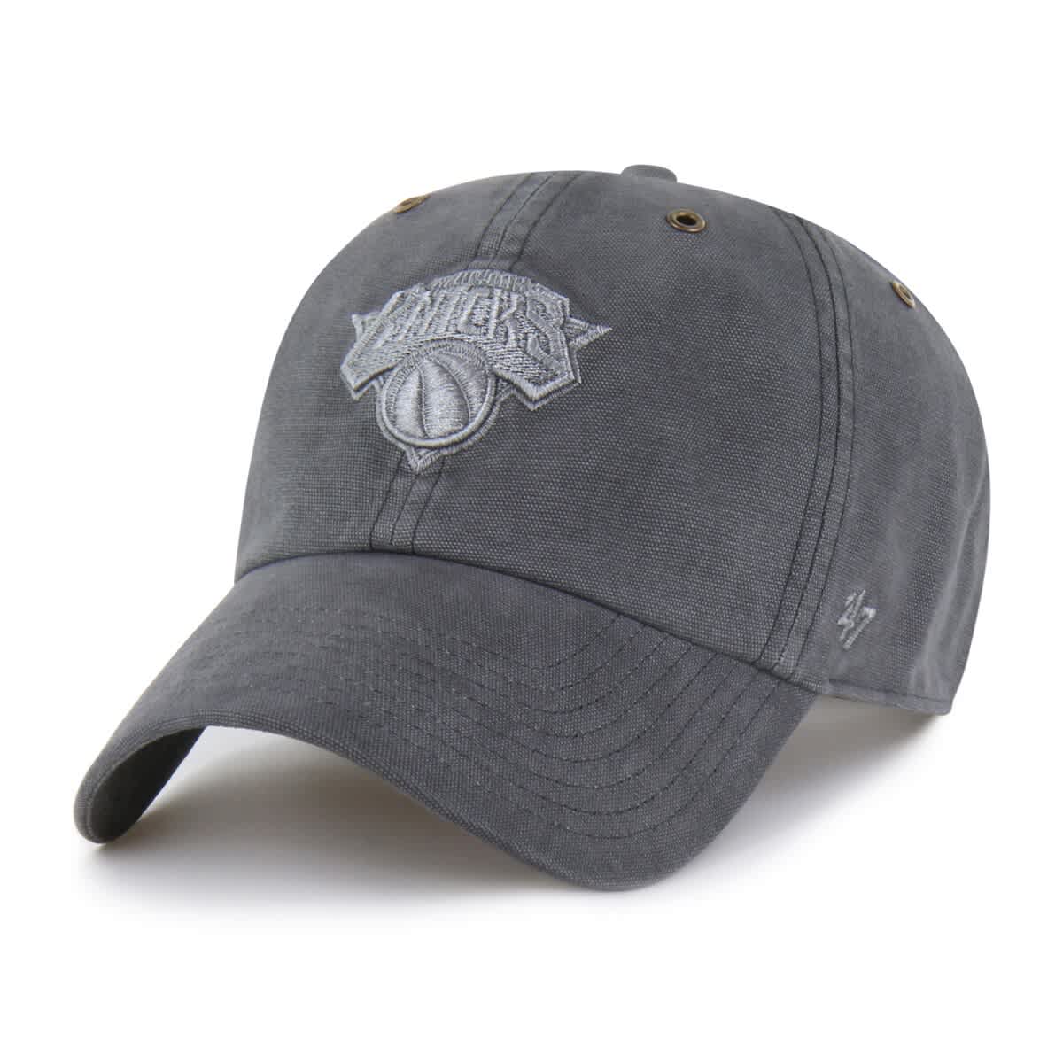 Men's Carhartt x '47 Charcoal New York Knicks Clean Up Adjustable
