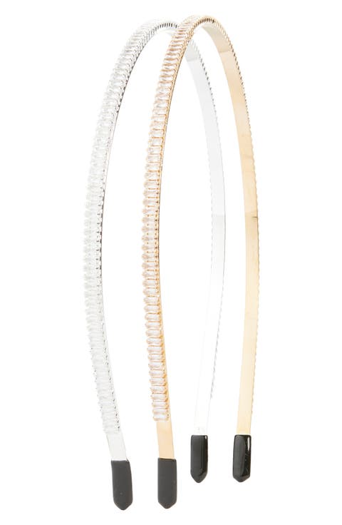 2-Pack Crystal Headbands