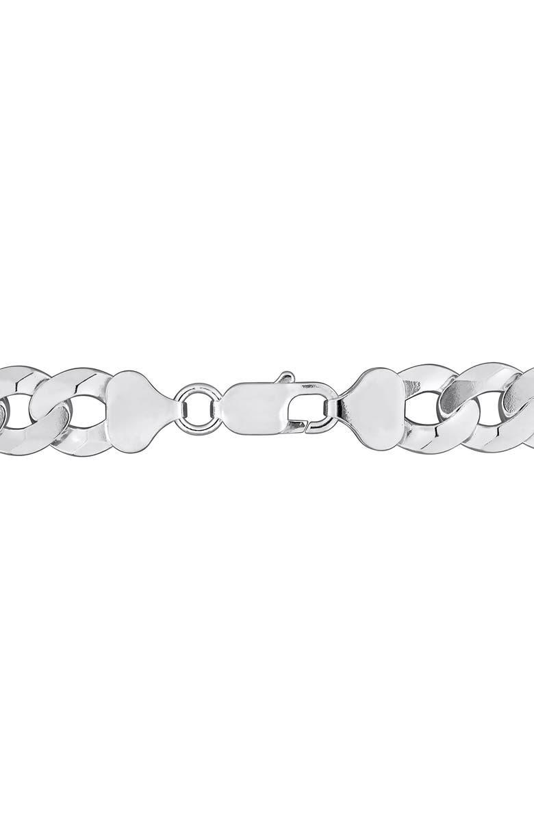 DELMAR Curb Link Bracelet, Alternate, color, Silver