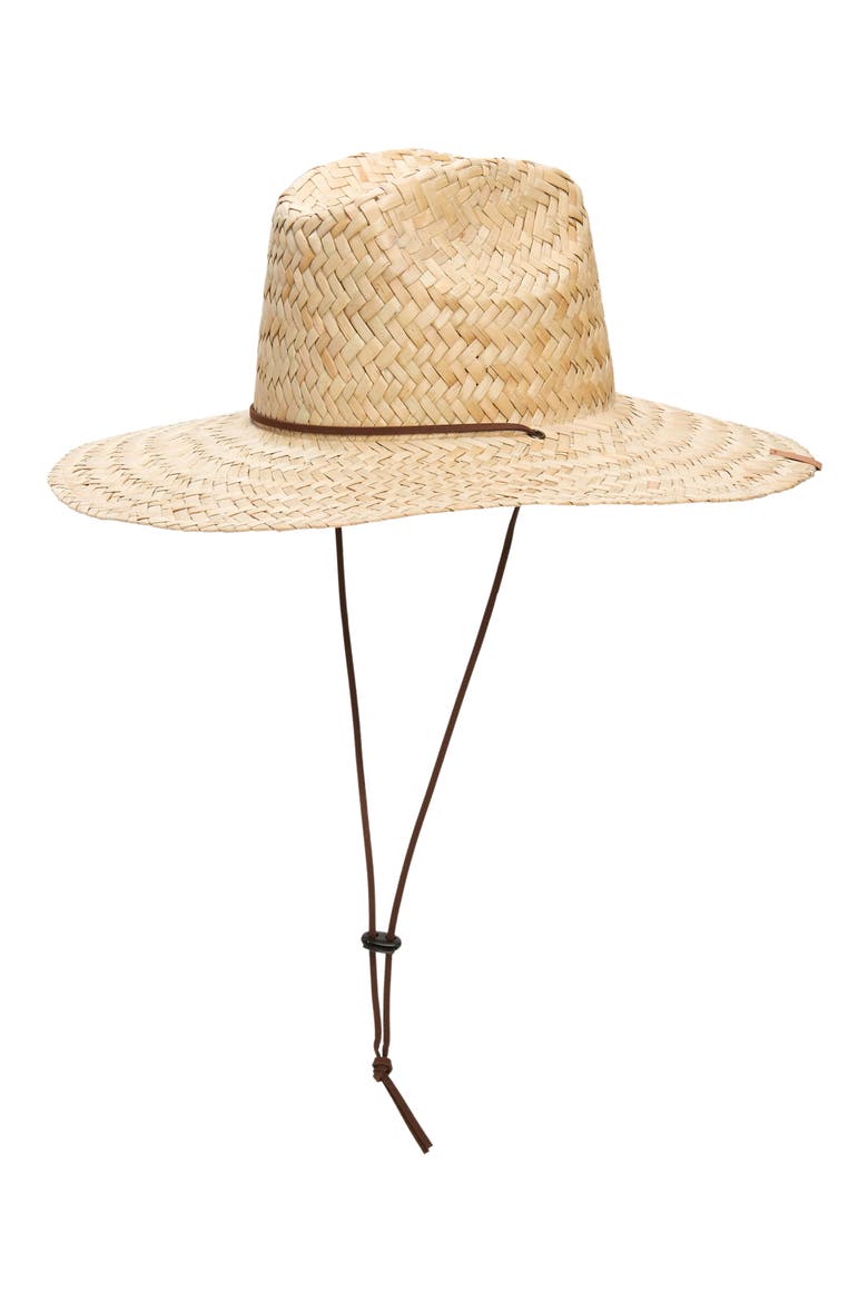 Bells II Straw Sun Hat, Main, color, TAN/TAN