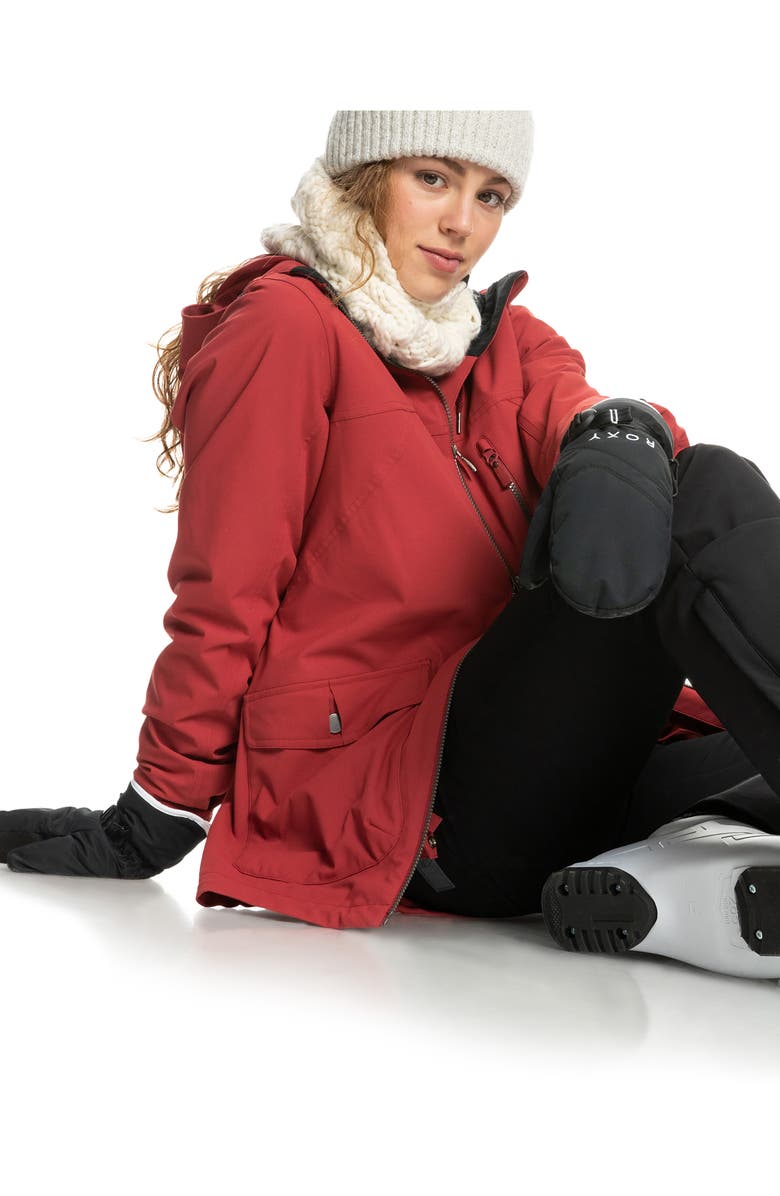 Roxy Jetty Mittens, Alternate, color, True Black