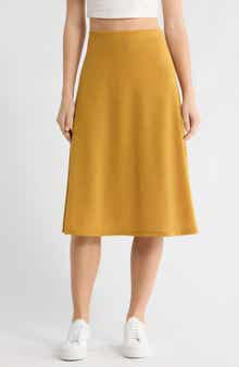 GO COUTURE Flared Midi Skirt