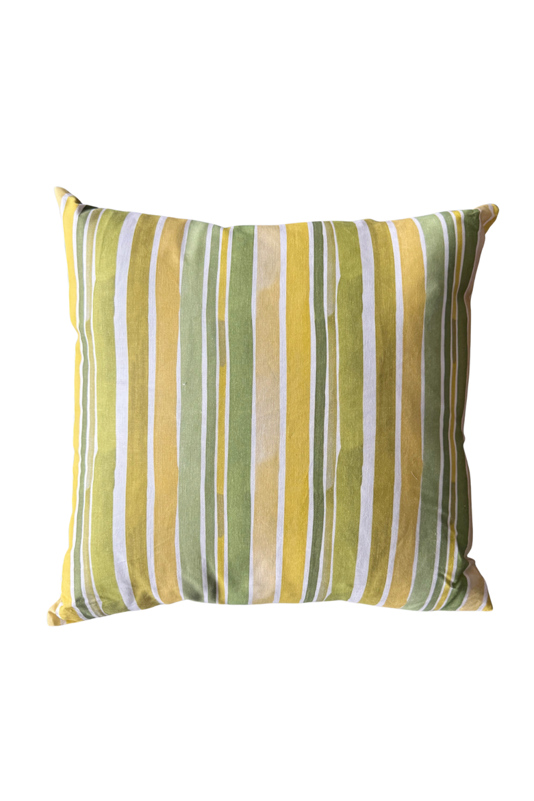 Lagos Stripe Pillow, Main, color, Green