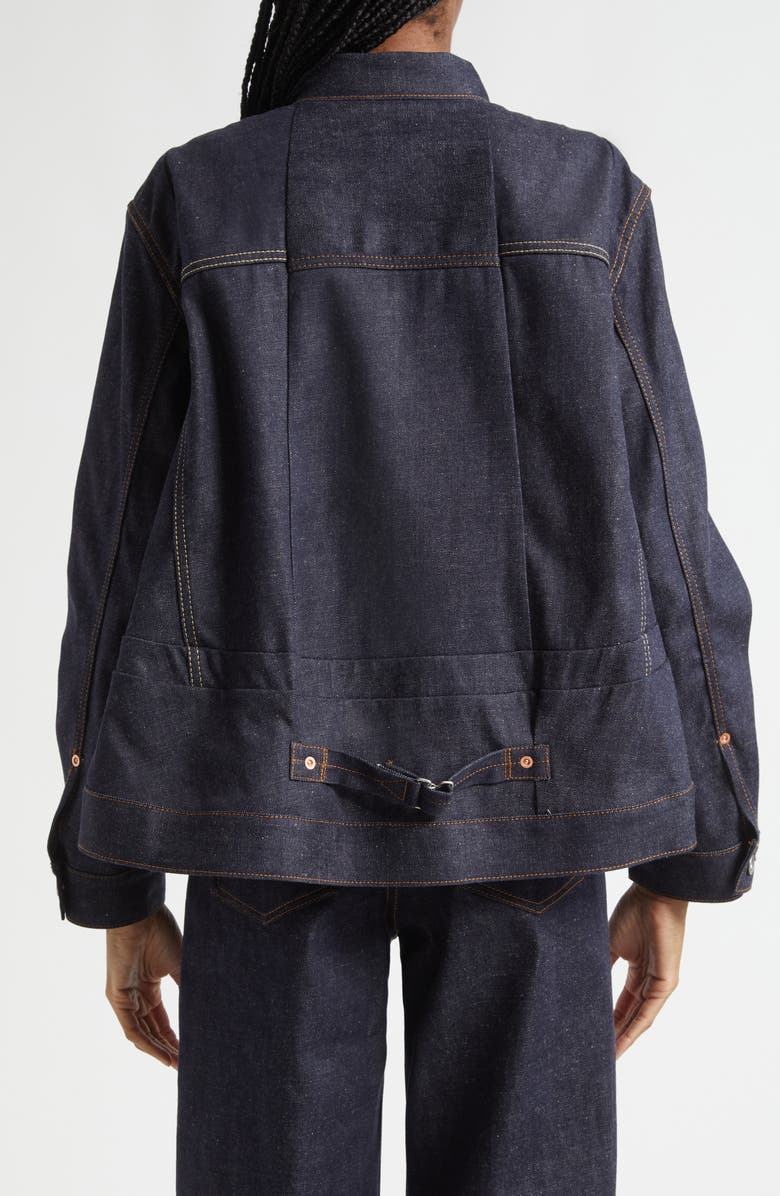Sacai Denim Jacket, Alternate, color, Indigo