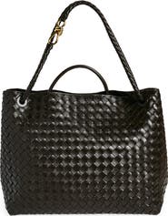 Bottega Veneta Large Andiamo Intrecciato Leather Shoulder Bag