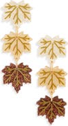 Leith Leaf Drop Earrings