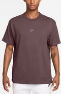 Nike Sportswear Embroidered Swoosh Cotton T-Shirt