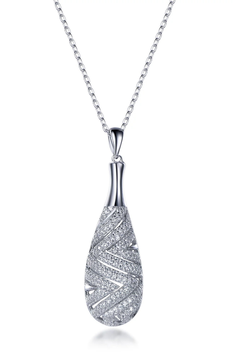 Ethereal Raindrop Pendant Necklace
