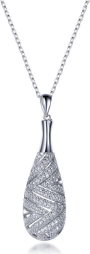 Kellery Ethereal Raindrop Pendant Necklace