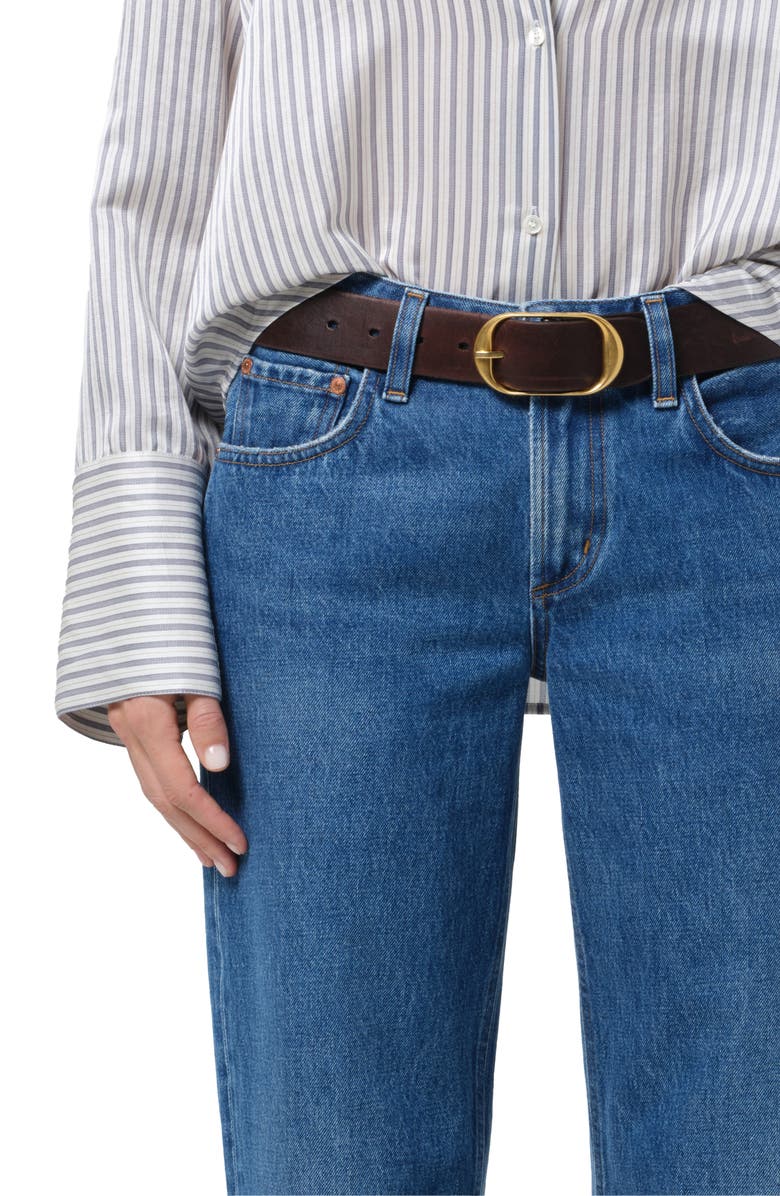 Citizens of Humanity Faye Ankle Straight Leg Jeans, Alternate, color, Azure Blue