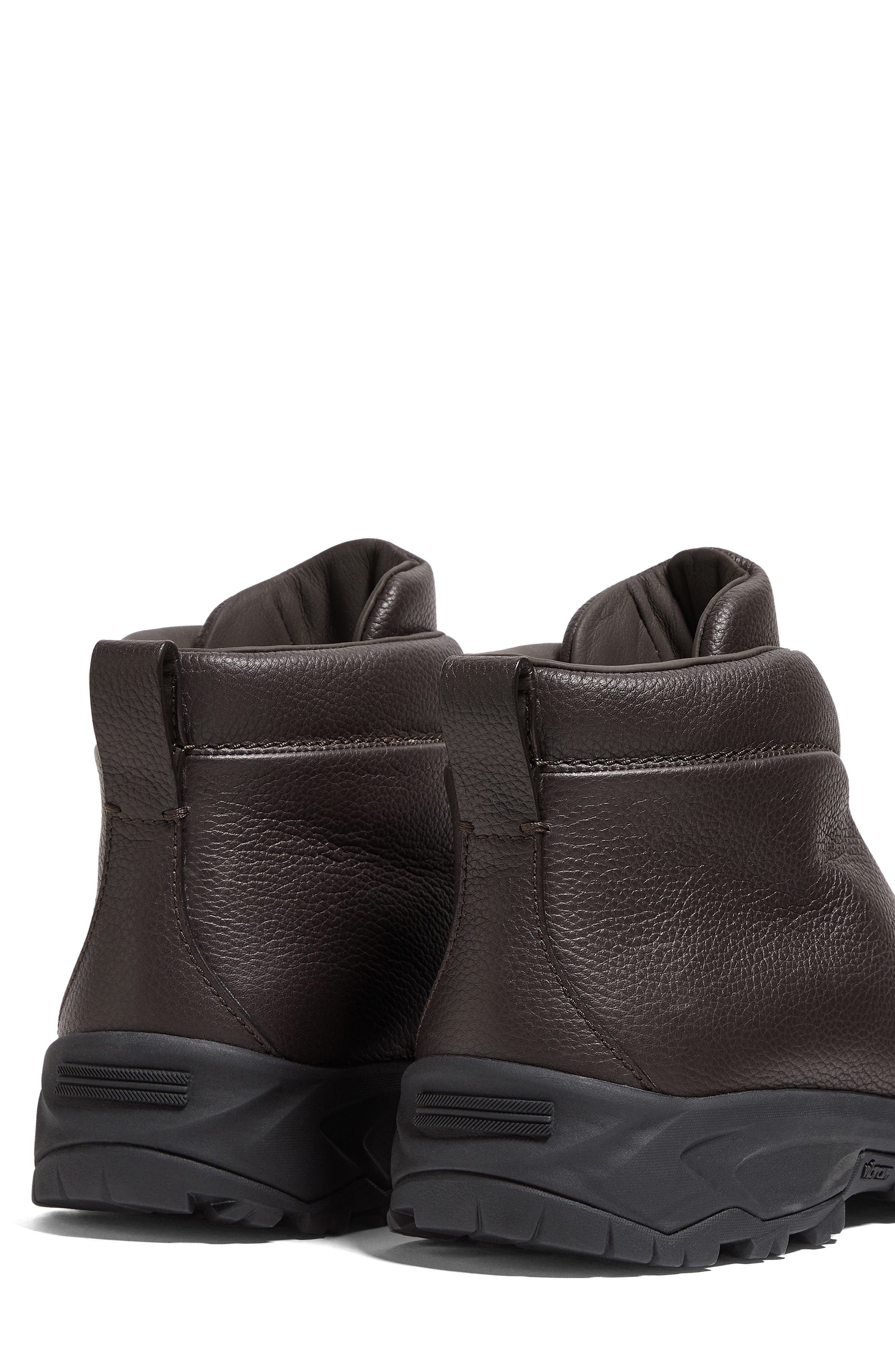 ZEGNA Triple Stitch<sup>™</sup> Vetta High Top Sneaker, Alternate, color, Dark Brown