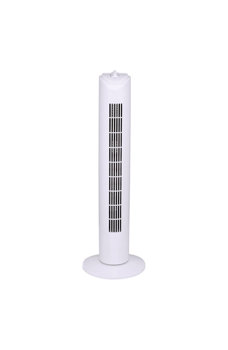 Optimus 32 in. Oscillating Tower Fan, Alternate, color, White