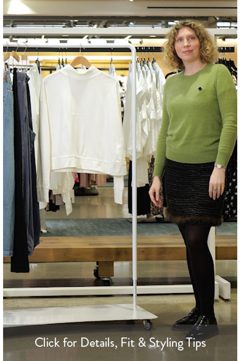 After Class Cotton Turtleneck Crop Sweatshirt video