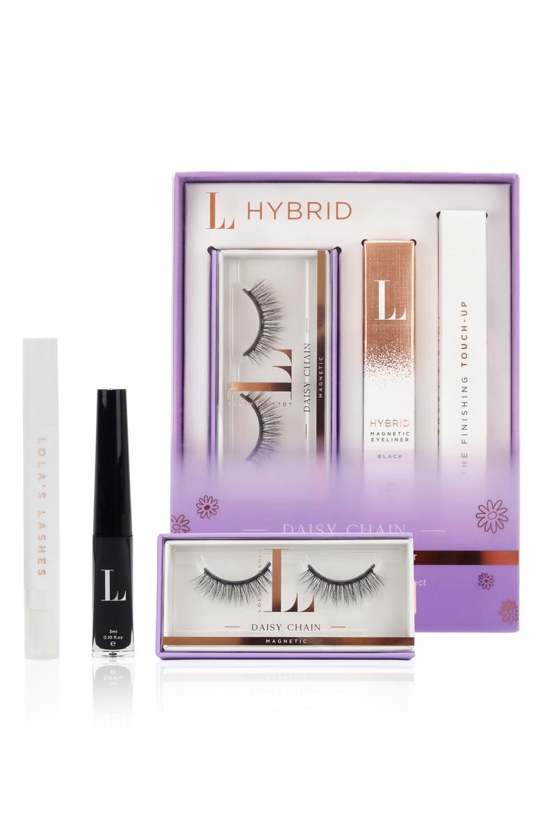 Lola's Lashes Daisy Chain Hybrid Magnetic Lash Set, Main, color,