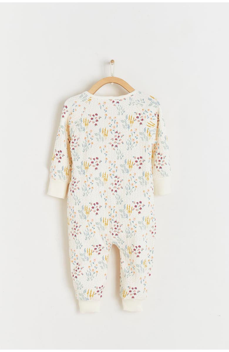 Babycottons Premium Cotton Chloe One-Piece Zip Pajamas For Infant, Alternate, color, 