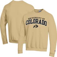 Champion Men's Champion Gold Colorado Buffaloes Property of Powerblend Pullover Sweatshirt