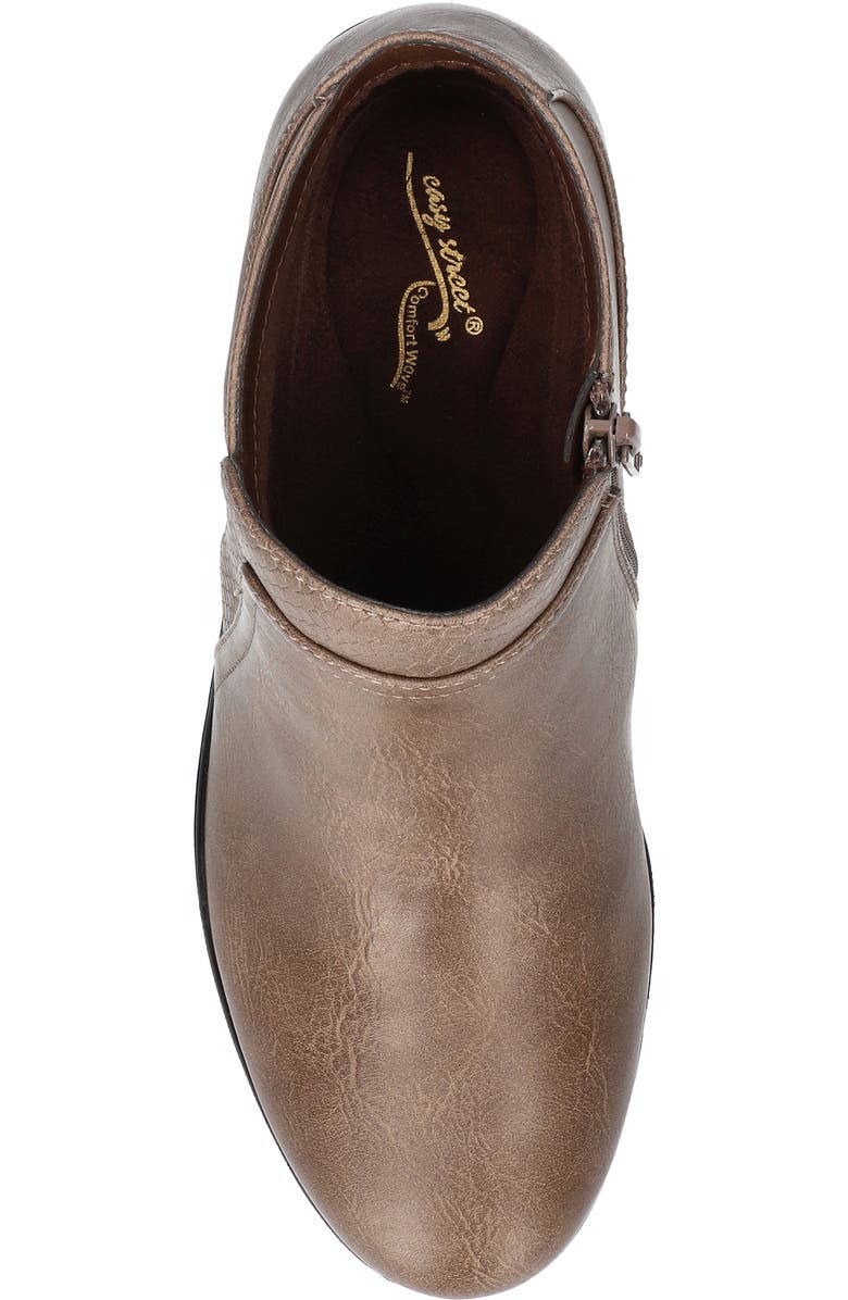 EASY STREET Langley Bootie, Alternate, color, Taupe-Snake
