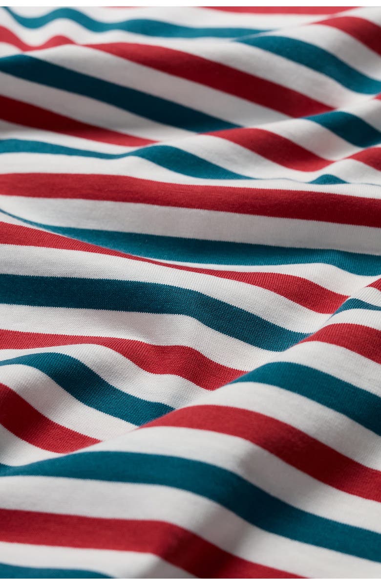 Seasalt Cornwall Sailor Stripe Long Sleeve Organic Cotton T-Shirt, Alternate, color, Duet Mini Cornish Cardinal
