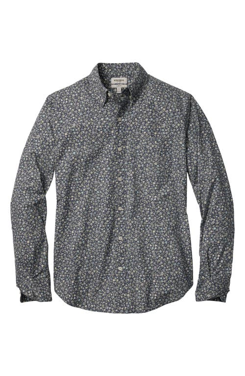 Bonobos Everyday Slim Fit Floral Stretch Cotton Button-down Shirt In Gray