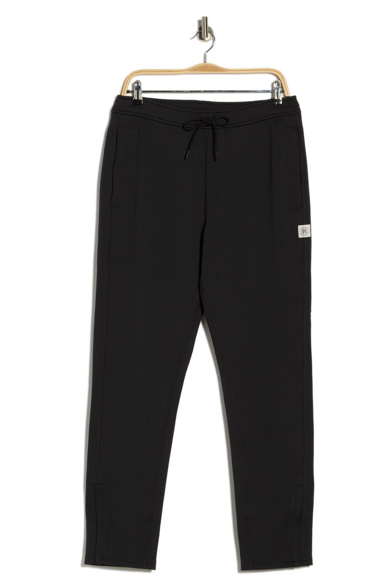 Rally Slim Fit Double Knit Joggers, Alternate, color, BLACK