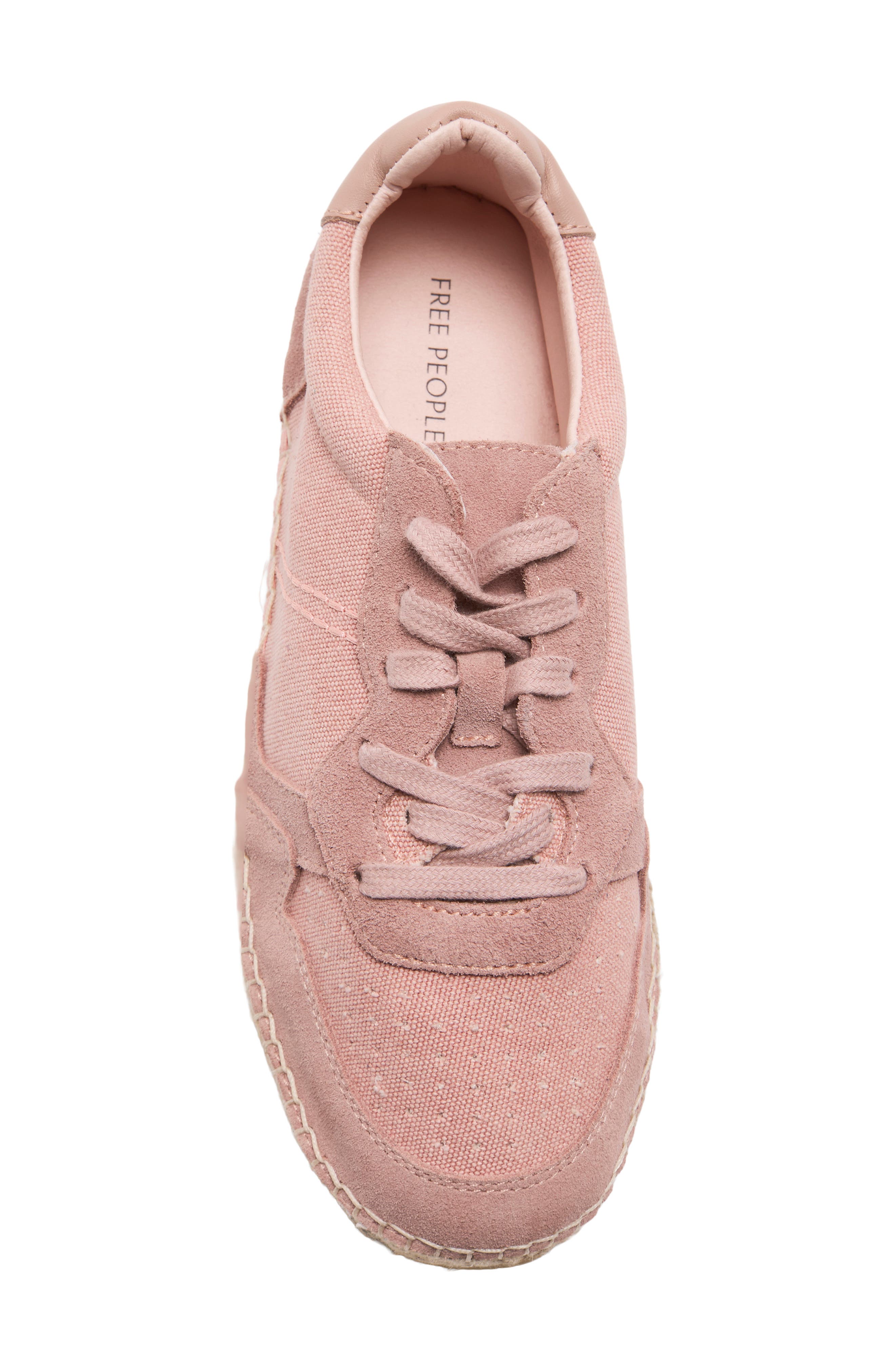 Serendipity Sneaker, Alternate, color, ROSE CANVAS