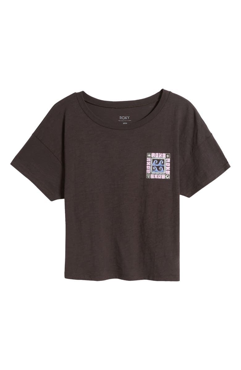 Roxy Wave Block Cotton Graphic T-Shirt, Alternate, color,