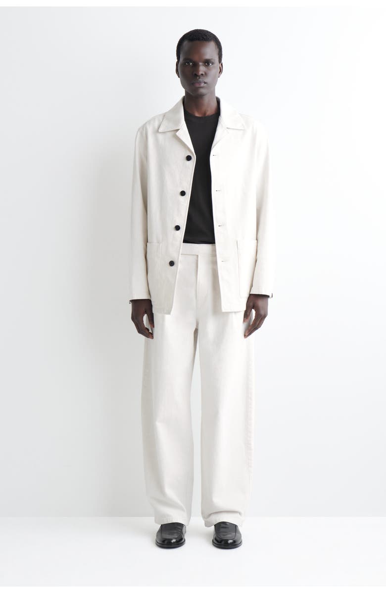COS Denim Overshirt, Alternate, color, Off-White
