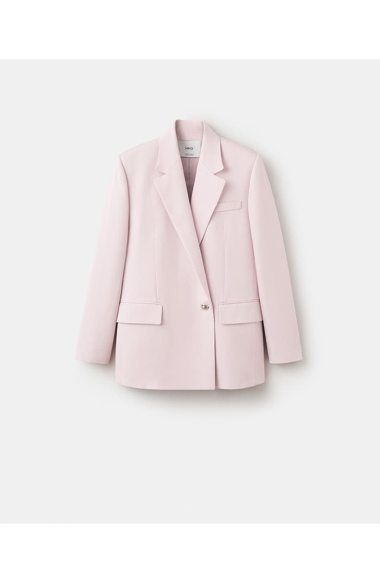 MANGO Americana Marina Blazer, Alternate, color, Light/ Pastel Purple