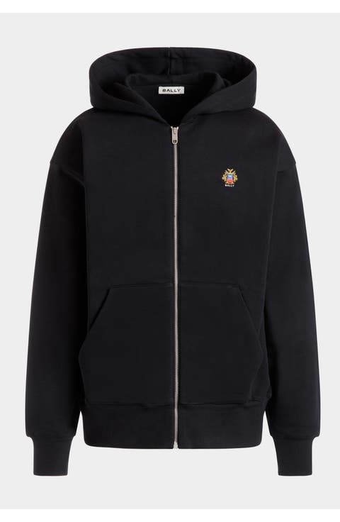Hoodie With a Bally Crest Logo