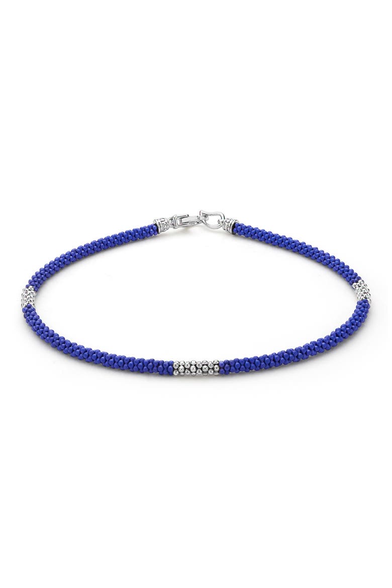 Men's Anthem Three Station Ceramic Bracelet, Alternate, color, SILVER