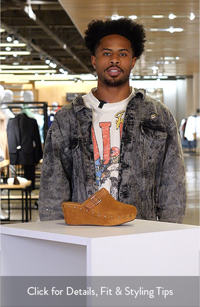 Yogi Platform Wedge Mule, sales video thumbnail