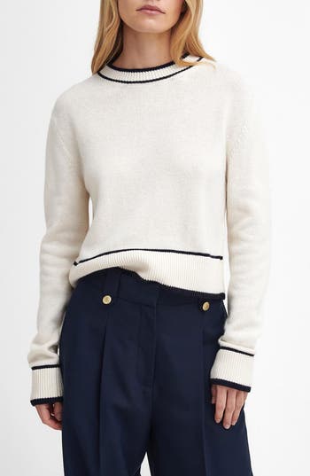 Barbour Rochelle Sweater In White