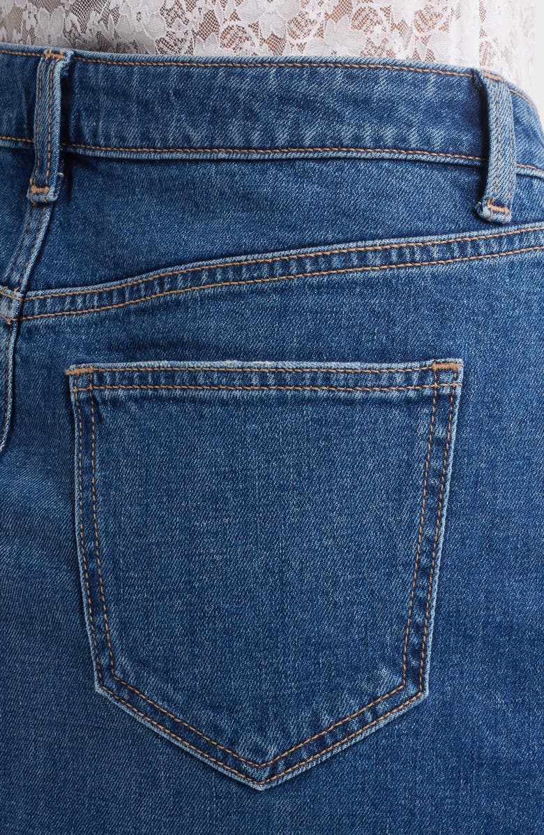 BP. Mid Rise Denim Miniskirt, Alternate, color, Royce Wash