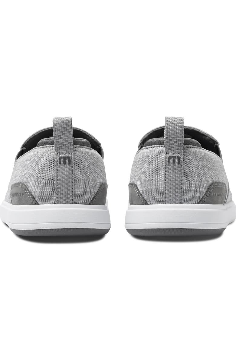 TravisMathew The Modern Knit Slip-On Sneaker, Alternate, color, Heather Sleet