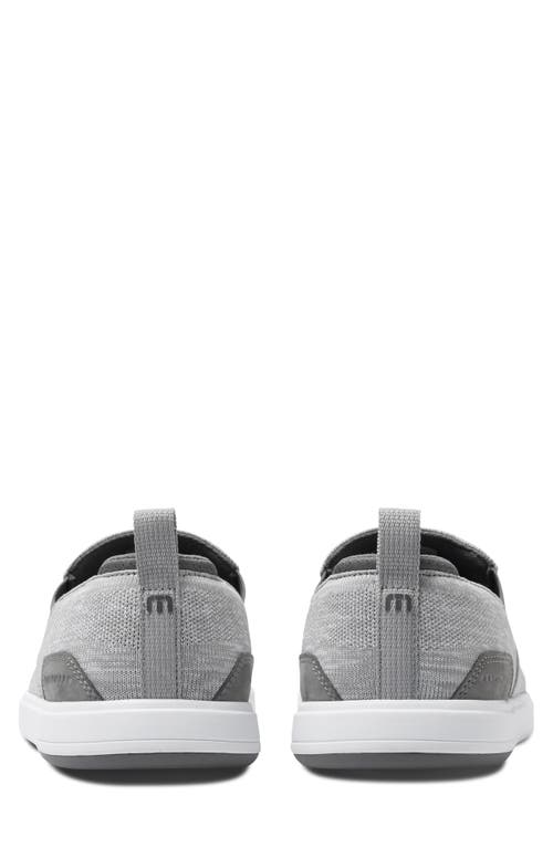 Travismathew The Modern Knit Slip-on Sneaker In Heather Sleet