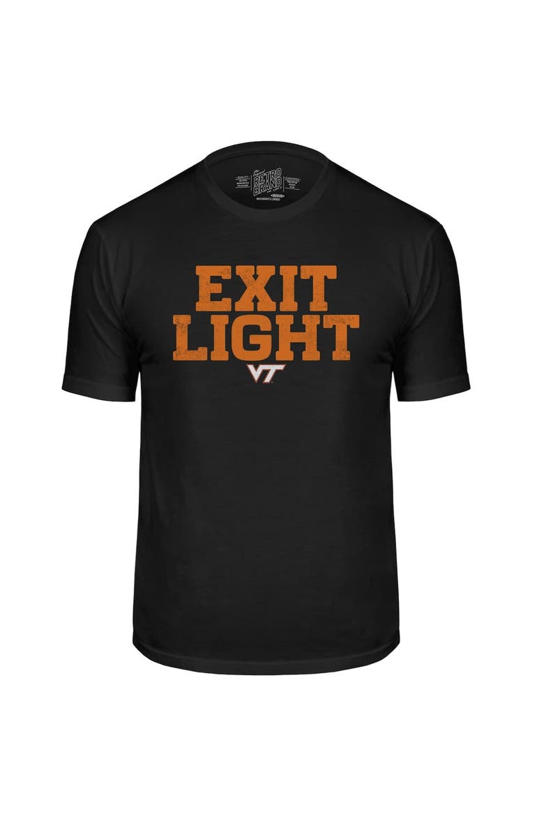 Men's Original Retro Brand Black Virginia Tech Hokies Metallica Retro T-Shirt, Alternate, color, Black