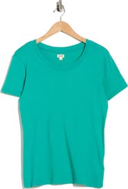 L'AGENCE Cory Cotton Crewneck T-Shirt